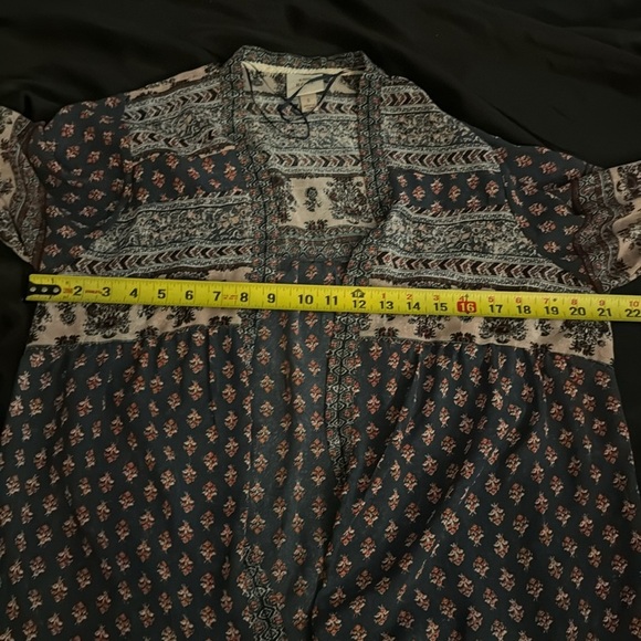 Knox Rose Lightweight Kimono Boho Cardigan Cover Up - Picture 9 of 10